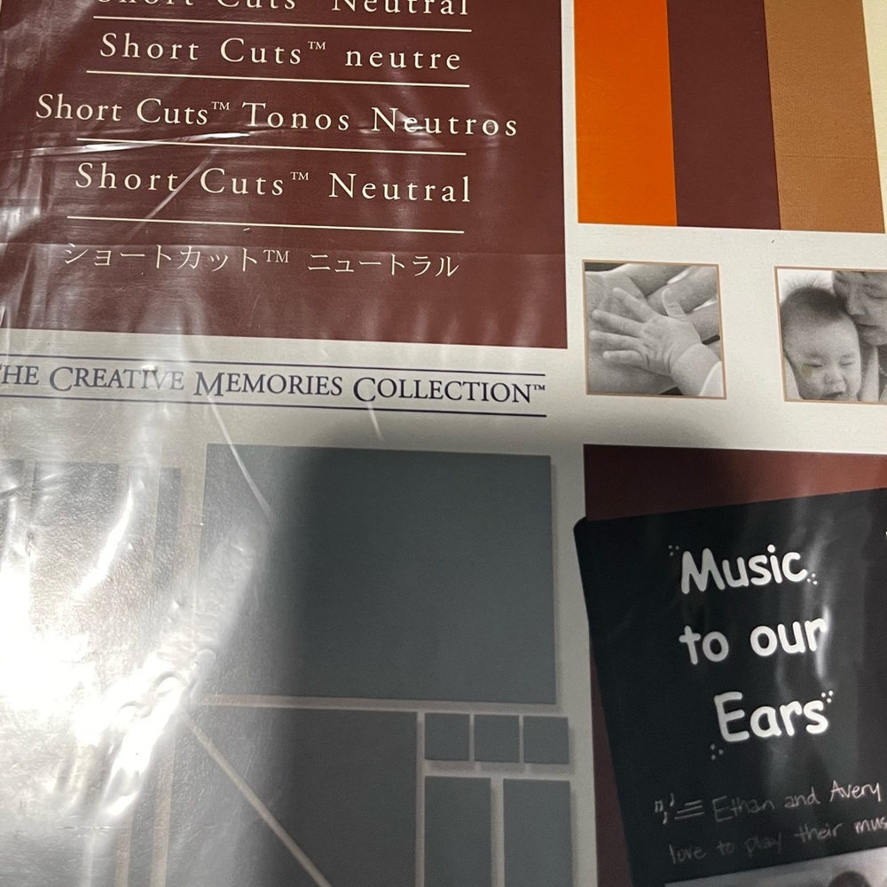 Creative Memories Neutral Scrapbook Collection